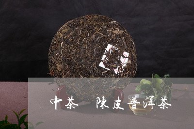 中茶 陈皮普洱茶/2023041302926